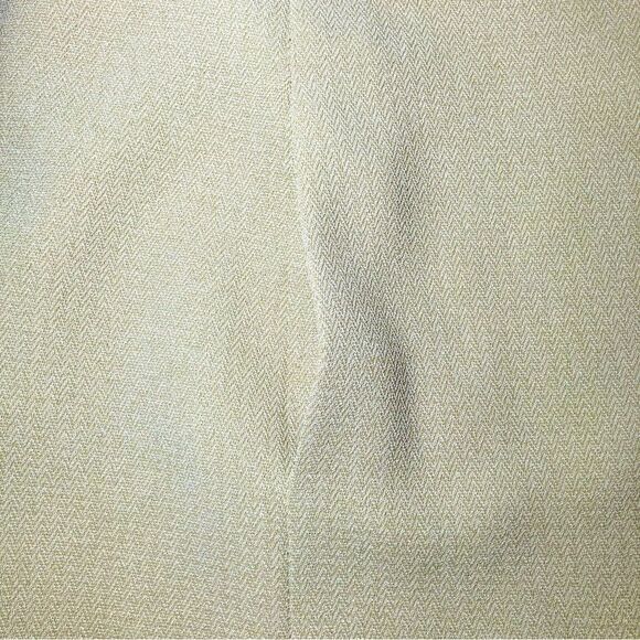 Talbots Herringbone Lined Pantsuit in Cream Women’s 10 - Picture 3 of 11